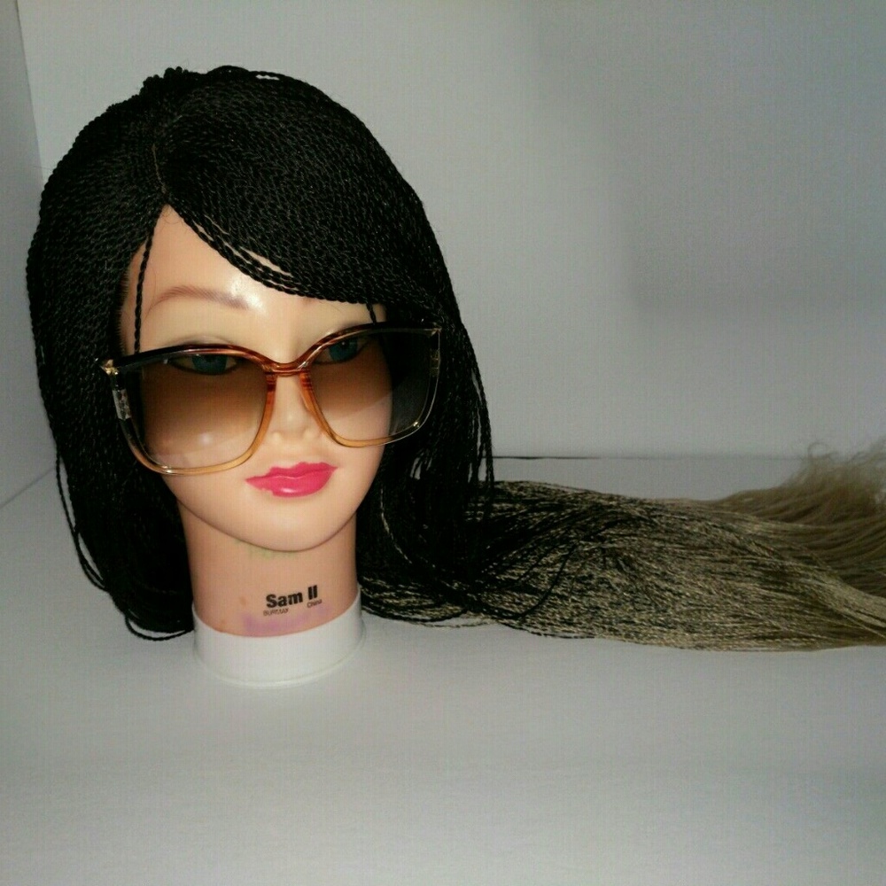New Hand Braided WIG+FRONTAL CLOSURE No Shedding!